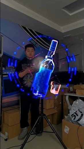 Portable 3D Hologram Fan Projector LED Display