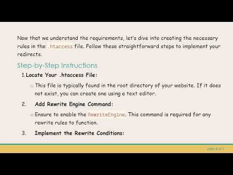 How to Implement a 301 Redirect in .htaccess When a Query String is Present