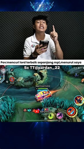 BEST LORD STEAL MOMENT OF ALL TIMES IN MPL☠️ #MLBBCreator #MLBBNinja