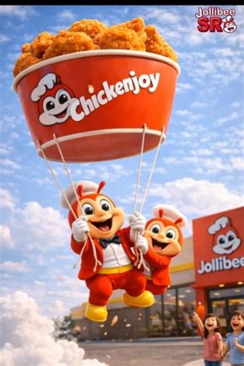 Jollibee and Mini Fly on a Chickenjoy Balloon… Then THIS Happens! 😱🍗🎈