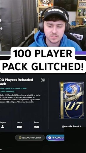 New Pack Glitch is INSANE 🤯 #eafc #fifamobile #shorts