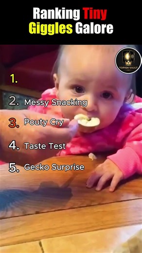 😂 Ranking Tiny Giggles Galore That Are Adorable || #youtubeshorts #funnyclips #shorts