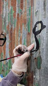 39K views · 1.8K reactions | earlier this week i got to paint Winters Performance's logo for them on this corrugated rusted metal wall. Worked with Ronan's Japan Color paint and loved it | HotRod Jen's art page | Facebook