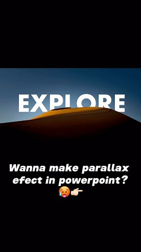Amson Ppt | Wanna make parallax effect like websites on powerpoint? Here’s the tutorial for that. Working on the suggestions i got from y’all, stay... | Instagram