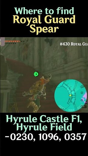 Where to Find Royal Guard Spear | #Zelda Tears of the Kingdom #totk