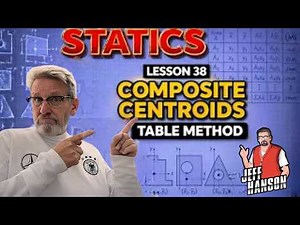 Statics: Lesson 38 | Centroids of Composite Shapes (Table Method)