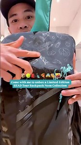 Unboxing Tennis Backpack HEAD Tour Neon Collection #tennis #tennisbackpack #backpack #tennisbag