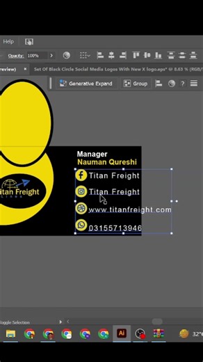 Modern Business Cards Design Tutorial