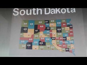 South Dakota Counties (a gift for Kxvin)