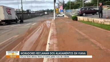 Moradores reclamam de alagamento em Viana, ES