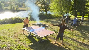 Build the change! Be the change! #everybodyplays | Stone Age Concrete Table Tennis