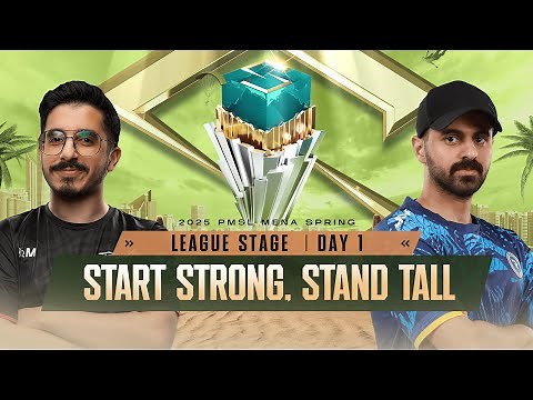 [EN] 2025 PMSL MENA Spring – League Stage R1D1 | Watch party with Maxman and Neptura