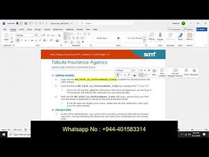 Tabula Insurance Agency SAM Project 1a Module 1 | NP_EX19_1a | New Perspectives Excel 2019