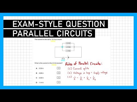 Parallel Circuit Past Exam Question - A Level Physics