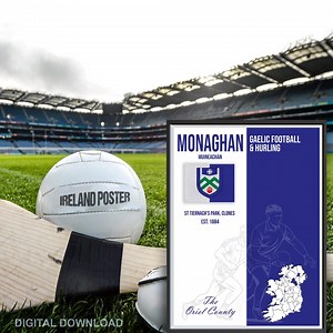 Monaghan GAA Gaelic Football & Hurling Print: Irish County Wall Art (digital Download) - Etsy UK