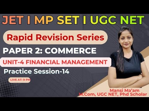 Jharkhand Eligibility Test (JET) 2026 |Paper 2 Commerce |Rapid Revision Session - 14
