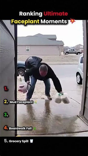 Ranking Ultimate Faceplant Moments💀 #fails #funny #shorts