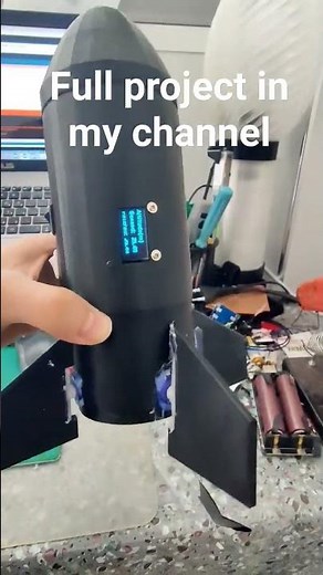 Rocket fins control #arduino #servomotors #diy #3dprinting #rocket