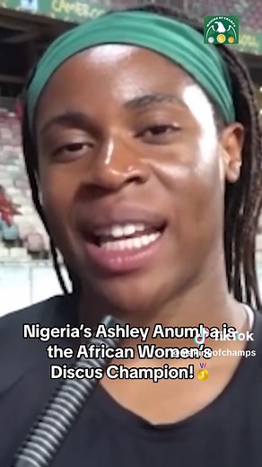 Ashley Anumba: African Champion in Discus Throw!