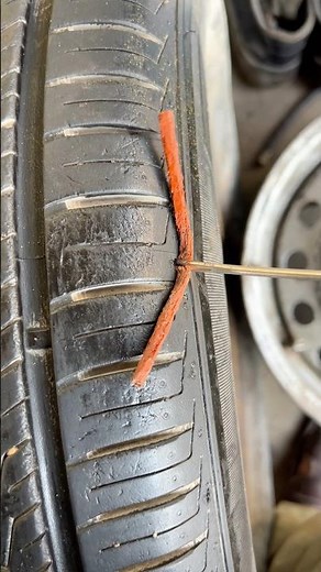 Emergency Sidewall Tyre Repair | Inside View of the Puncture Fix