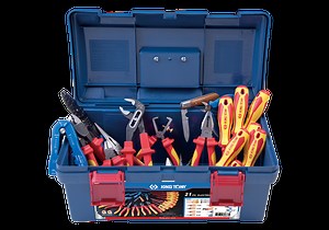 21 PC. Electrician Tool Box Set-KING TONY-97121PQ