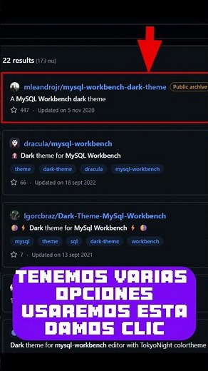 MySQL | Modo Oscuro | 2025