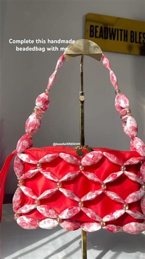 Complete this handmade beadedbag with me #baglovers #beadedbags #vacationoutfits #handbag #shorts