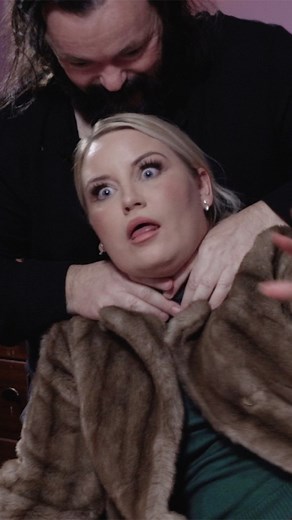 Grindhouse North on Instagram: "A woman gets ready for a night out - but she falls victim to the Fur Coat Strangler!! @XplorationEssie makes her Grindhouse North debut in Fur Coat Strangler: Night Out, which is available to stream and download exclusively from our Patreon channel [link in bio] #choke #strangulation"