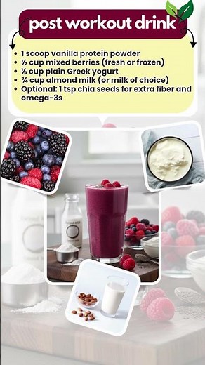 Berry Antioxidant Recovery Smoothie!