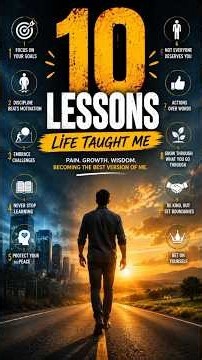 10 lessons life taught me