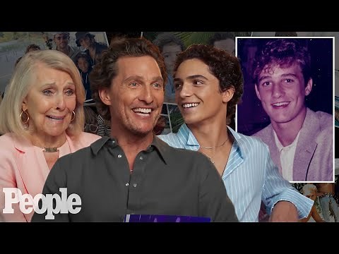 Matthew McConaughey, His Mom & Son React to Family Photos, Texas Memories & Hollywood Life | PEOPLE
