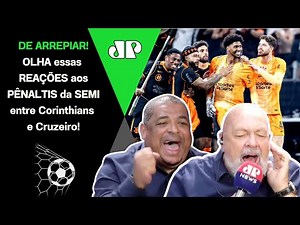VAMPETA QUASE INFARTOU AO VIVO! | REAÇÕES dos PÊNALTIS de CORINTHIANS x CRUZEIRO! | GABIGOL VILÃO!