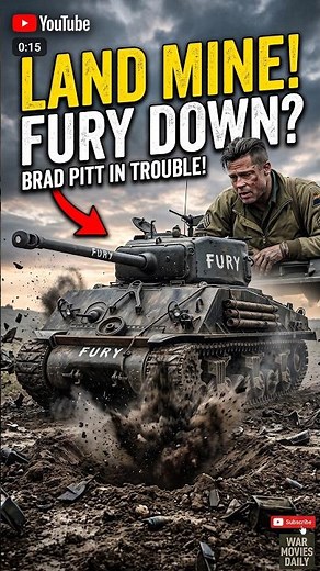 Fury tank busted | Land mine scene