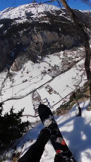 We've all had that one falling dream... 😴 #GoProAwards recipient @Luke Chase shows us the real life version with #GoProMAX #gopro #skitok #base #basejumping #pov