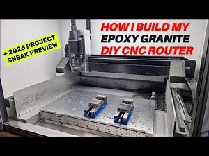 How I built my Epoxy Granite CNC Router