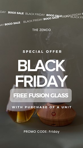 🚨BLACK FRIDAY DEAL🚨 USE PROMO CODE: Friday Receive a free Fusion glass with a purchase of a Duo, Flow, or Fusion Zenco unit. *excludes the Uno unit. Please be sure to add the Fusion glass to your cart at checkout. | The Zenco
