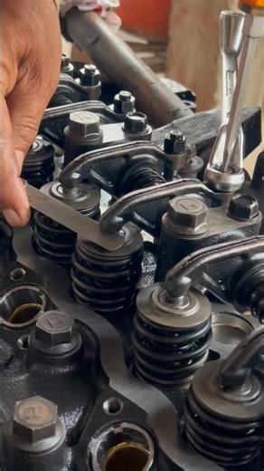 Tappet Adjustment Made Easy process #foryou #viral #diymechanic #yt