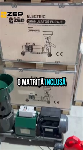 🐣 Fă-ți peletii așa cum vrei! Granulator furaje ZEP EU PROFI 125 – 3.0 kW, 80–100 kg/h, 1 matriță inclusă. 📌 Avantaje: ✅ Randament 80–100 kg/h – loturi rapide, flux constant ✅ 1 matriță inclusă – peleți uniformi, gata de utilizat ✅ Presare uniformă – peleți compacți, se sfărâmă mai greu ✅ Construcție solidă – stabil la lucru, durată mare de viață ✅ Mentenanță simplă – curățare rapidă după utilizare ✅ Rețete flexibile – amesteci cereale, tărâțe, premixuri ✅ Potrivit pentru păsări, iepuri, porci