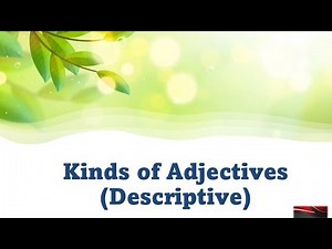 Understanding Adjectives | English
