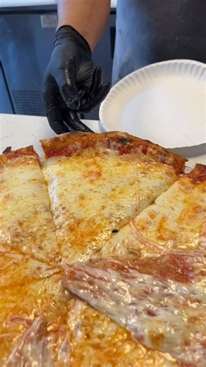 192K views · 53K reactions | Extra cheesy slice ‍ | Nick's Pizza South Beach | Facebook