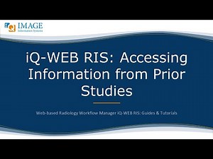 iQ-WEB RIS: Accessing Information from Prior Studies