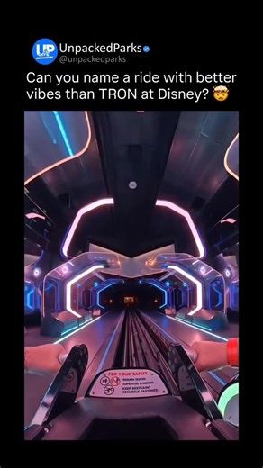 UnpackedParks | Theme Park News on Instagram: "This is one of the world’s most FUTURISTIC rollercoasters ever built 😳‼️ TRON Lightcycle Run, located at Magic Kingdom, puts you in a forward-leaning lightcycle position as you race through a glowing digital world at insane speeds. ⚡ And the feeling is unreal.👇 Between the launch, the music, and the visuals flying past you, it feels less like a ride and more like you’ve been dropped straight into the Grid. 🌌 Follow @unpackedparks for everything t
