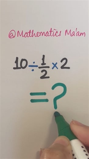 “90% are getting this wrong 👀 Don’t look at comments. Solve it yourself.” #MathPuzzle #MathChallenge #BrainTeaser #MathRiddle #MathTrick #SolveThis #CanYouSolveThis | Mathematics Ma'am