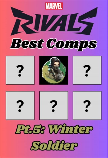 Marvel Rivals Best Comps Pt 5: Winter Soldier #marvelrivals #marvelrivalsgame
