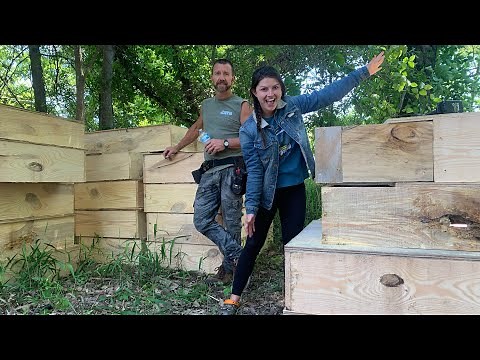 Building & Putting Out Catfish Boxes!