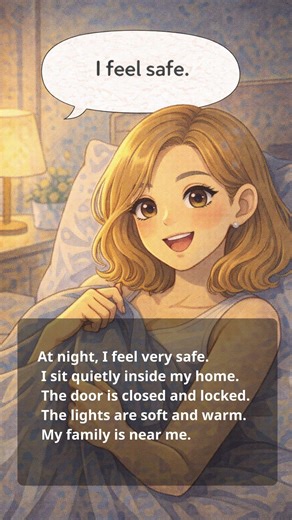 Feeling Safe | Simple English Practice #englishforbeginners #spokenenglish