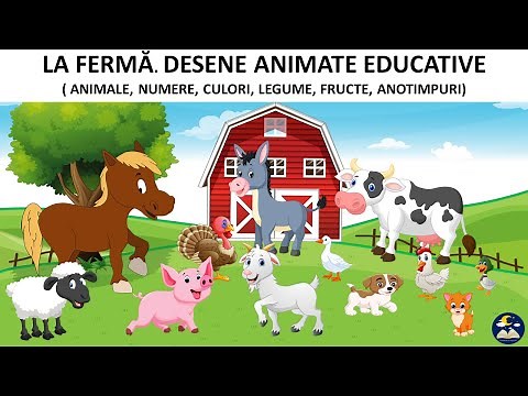 Animalele de la fermă și sunetele lor | La fermă | Numerele și culorile