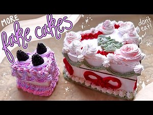 creating more fake cakes 🍰 diy with jewelry boxes + spackle 🎀