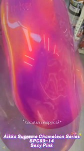 4K views · 40 reactions | Aikka Supreme Chameleon Effect is a high-end colour-shifting coating effect that displays multiple colour transitions depending on viewing angle and lighting conditions. It is engineered with advanced chameleon pigments to deliver strong depth, high saturation, and a dynamic visual impact, making it ideal for premium and customized automotive finishes. Colour Code : SPC93-14 Sexy Pink Chameleon | AIKKA - The Paint Master | Facebook