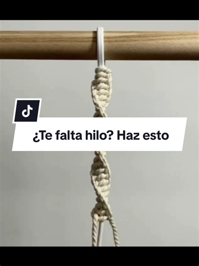 Añade hilo en tu macramé sin que se note